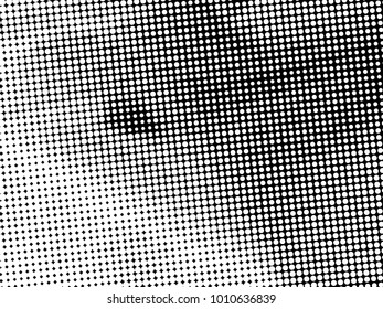 Halftone Dots Pattern . Halftone Dotted Grunge Texture . Abstract Dots Overlay Texture . Light Distressed Background with Halftone Effects. Ink Print Distress Background . Dots Grunge Texture. Vector.