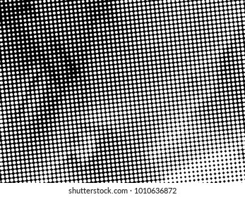 Halftone Dots Pattern . Halftone Dotted Grunge Texture . Abstract Dots Overlay Texture . Light Distressed Background with Halftone Effects. Ink Print Distress Background . Dots Grunge Texture. Vector.