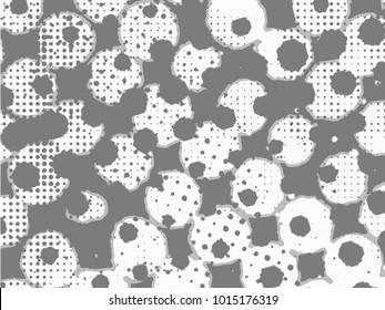 Halftone Dots Pattern . Halftone Dotted Grunge Texture . Abstract Dots Overlay Texture . Light Distressed Background with Halftone Effects. Ink Print Distress Background . Dots Grunge Texture. Vector.