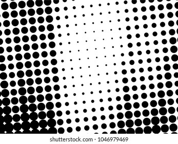 Halftone Dots Pattern . Halftone Dotted Grunge Texture . Abstract Dots Overlay Texture . Light Distressed Background with Halftone Effects. Ink Print Distress Background . Dots Grunge Texture. Vector.