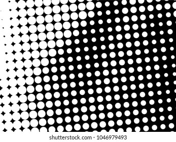 Halftone Dots Pattern . Halftone Dotted Grunge Texture . Abstract Dots Overlay Texture . Light Distressed Background with Halftone Effects. Ink Print Distress Background . Dots Grunge Texture. Vector.