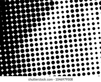 Halftone Dots Pattern . Halftone Dotted Grunge Texture . Abstract Dots Overlay Texture . Light Distressed Background with Halftone Effects. Ink Print Distress Background . Dots Grunge Texture. Vector.