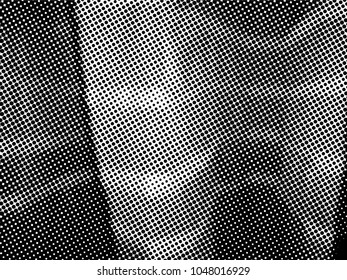 Halftone Dots Pattern . Halftone Dotted Grunge Texture . Abstract Dots Overlay Texture . Light Distressed Background with Halftone Effects. Ink Print Distress Background . Dots Grunge Texture. Vector.