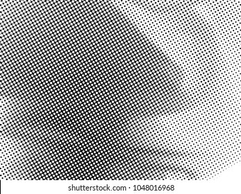 Halftone Dots Pattern . Halftone Dotted Grunge Texture . Abstract Dots Overlay Texture . Light Distressed Background with Halftone Effects. Ink Print Distress Background . Dots Grunge Texture. Vector.