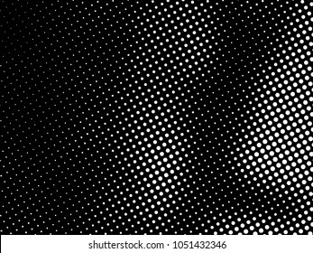 Halftone Dots Pattern . Halftone Dotted Grunge Texture . Abstract Dots Overlay Texture . Light Distressed Background with Halftone Effects. Ink Print Distress Background . Dots Grunge Texture. Vector.