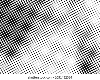Halftone Dots Pattern . Halftone Dotted Grunge Texture . Abstract Dots Overlay Texture . Light Distressed Background with Halftone Effects. Ink Print Distress Background . Dots Grunge Texture. Vector.