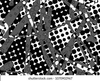 Halftone Dots Pattern . Halftone Dotted Grunge Texture . Abstract Dots Overlay Texture . Light Distressed Background with Halftone Effects. Ink Print Distress Background . Dots Grunge Texture. Vector.