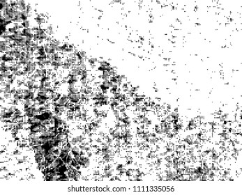 Halftone Dots Pattern . Halftone Dotted Grunge Texture . Abstract Dots Overlay Texture . Light Distressed Background with Halftone Effects. Ink Print Distress Background . Dots Grunge Texture. Vector.