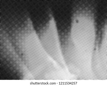 Halftone Dots Pattern . Halftone Dotted Grunge Texture . Abstract Dots Overlay Texture . Light Distressed Background with Halftone Effects. Ink Print Distress Background . Dots Grunge Texture. Vector.