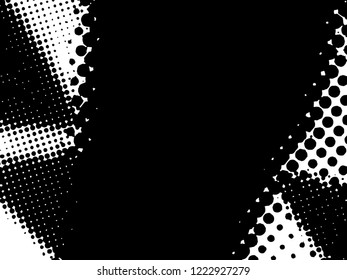 Halftone Dots Pattern . Halftone Dotted Grunge Texture . Abstract Dots Overlay Texture . Light Distressed Background with Halftone Effects. Ink Print Distress Background . Dots Grunge Texture. Vector.