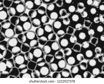 Halftone Dots Pattern . Halftone Dotted Grunge Texture . Abstract Dots Overlay Texture . Light Distressed Background with Halftone Effects. Ink Print Distress Background . Dots Grunge Texture. Vector.