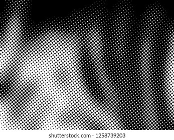 Halftone Dots Pattern . Halftone Dotted Grunge Texture . Abstract Dots Overlay Texture . Light Distressed Background with Halftone Effects. Ink Print Distress Background . Dots Grunge Texture. Vector.