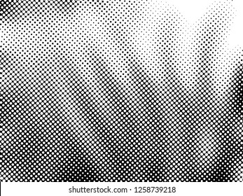 Halftone Dots Pattern . Halftone Dotted Grunge Texture . Abstract Dots Overlay Texture . Light Distressed Background with Halftone Effects. Ink Print Distress Background . Dots Grunge Texture. Vector.