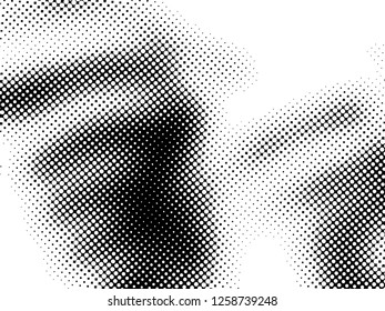 Halftone Dots Pattern . Halftone Dotted Grunge Texture . Abstract Dots Overlay Texture . Light Distressed Background with Halftone Effects. Ink Print Distress Background . Dots Grunge Texture. Vector.