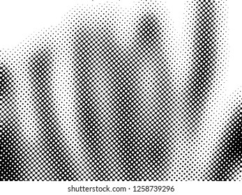 Halftone Dots Pattern . Halftone Dotted Grunge Texture . Abstract Dots Overlay Texture . Light Distressed Background with Halftone Effects. Ink Print Distress Background . Dots Grunge Texture. Vector.