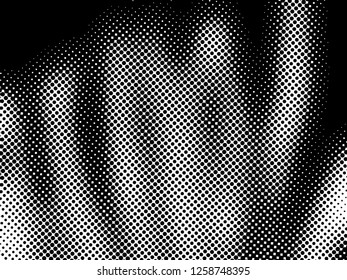 Halftone Dots Pattern . Halftone Dotted Grunge Texture . Abstract Dots Overlay Texture . Light Distressed Background with Halftone Effects. Ink Print Distress Background . Dots Grunge Texture. Vector.