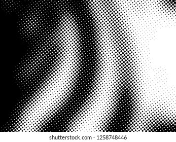 Halftone Dots Pattern . Halftone Dotted Grunge Texture . Abstract Dots Overlay Texture . Light Distressed Background with Halftone Effects. Ink Print Distress Background . Dots Grunge Texture. Vector.