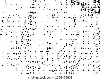 Halftone Dots Pattern . Halftone Dotted Grunge Texture . Abstract Dots Overlay Texture . Light Distressed Background with Halftone Effects. Ink Print Distress Background . Dots Grunge Texture. Vector.