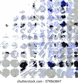 Halftone Dots Pattern . Halftone Dotted Grunge Texture . Abstract Dots Overlay Texture . Light Distressed Background with Halftone Effects. Ink Print Distress Background . Dots Grunge Texture. Vector 