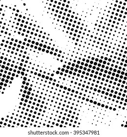 Halftone Dots Pattern . Halftone Dotted Grunge Texture . Abstract Dots Overlay Texture . Light Distressed Background with Halftone Effects. Ink Print Distress Background . Dots Grunge Texture. Vector.