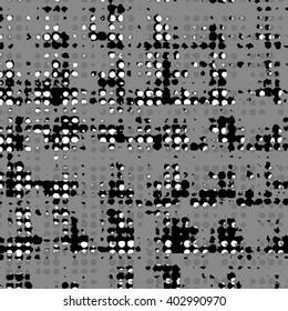 Halftone Dots Pattern . Halftone Dotted Grunge Texture . Abstract Dots Overlay Texture . Distressed Background with Halftone Effects. Perforated Distress Background . Dots Grunge Texture. Vector.