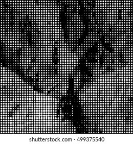 Halftone Dots Pattern . Halftone Dotted Grunge Texture . Abstract Dots Overlay Texture . Light Distressed Background with Halftone Effects. Ink Print Distress Background . Dots Grunge Texture. Vector.