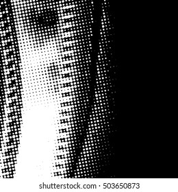 Halftone Dots Pattern . Halftone Dotted Grunge Texture . Abstract Dots Overlay Texture . Light Distressed Background with Halftone Effects. Ink Print Distress Background . Dots Grunge Texture. Vector.