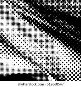 Halftone Dots Pattern . Halftone Dotted Grunge Texture . Abstract Dots Overlay Texture . Light Distressed Background with Halftone Effects. Ink Print Distress Background . Dots Grunge Texture. Vector.