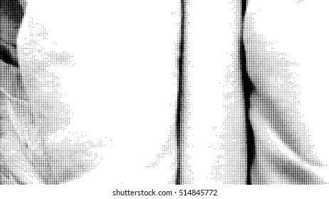 Halftone Dots Pattern . Halftone Dotted Grunge Texture . Abstract Dots Overlay Texture . Light Distressed Background with Halftone Effects. Ink Print Distress Background . Dots Grunge Texture. Vector.
