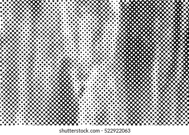 Halftone Dots Pattern . Halftone Dotted Grunge Texture . Abstract Dots Overlay Texture . Light Distressed Background with Halftone Effects. Ink Print Distress Background . Dots Grunge Texture. Vector.