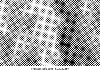 Halftone Dots Pattern . Halftone Dotted Grunge Texture . Abstract Dots Overlay Texture . Light Distressed Background with Halftone Effects. Ink Print Distress Background . Dots Grunge Texture. Vector.