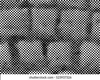 Halftone Dots Pattern . Halftone Dotted Grunge Texture . Abstract Dots Overlay Texture . Light Distressed Background with Halftone Effects. Ink Print Distress Background . Dots Grunge Texture. Vector.