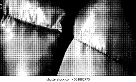 Halftone Dots Pattern . Halftone Dotted Grunge Texture . Abstract Dots Overlay Texture . Light Distressed Background with Halftone Effects. Ink Print Distress Background . Dots Grunge Texture. Vector.