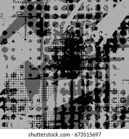 Halftone Dots Pattern . Halftone Dotted Grunge Texture . Abstract Dots Overlay Texture . Light Distressed Background with Halftone Effects. Ink Print Distress Background . Dots Grunge Texture. Vector.