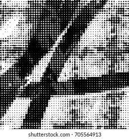 Halftone Dots Pattern . Halftone Dotted Grunge Texture . Abstract Dots Overlay Texture . Light Distressed Background with Halftone Effects. Ink Print Distress Background . Dots Grunge Texture. Vector.