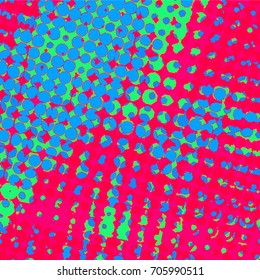 Halftone Dots Pattern . Halftone Dotted Grunge Texture . Abstract Dots Overlay Texture . Light Distressed Background with Halftone Effects. Ink Print Distress Background . Dots Grunge Texture. Vector.