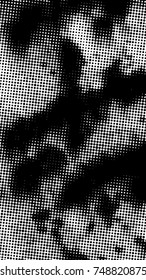 Halftone Dots Pattern . Halftone Dotted Grunge Texture . Abstract Dots Overlay Texture . Light Distressed Background with Halftone Effects. Ink Print Distress Background . Dots Grunge Texture. Vector.