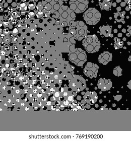 Halftone Dots Pattern . Halftone Dotted Grunge Texture . Abstract Dots Overlay Texture . Light Distressed Background with Halftone Effects. Ink Print Distress Background . Dots Grunge Texture. Vector.