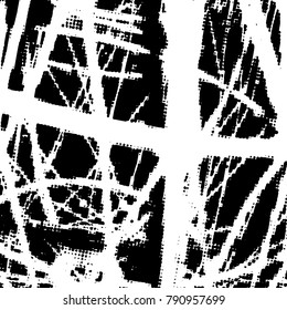 Halftone Dots Pattern . Halftone Dotted Grunge Texture . Abstract Dots Overlay Texture . Light Distressed Background with Halftone Effects. Ink Print Distress Background . Dots Grunge Texture. Vector.