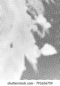 Halftone Dots Pattern . Halftone Dotted Grunge Texture . Abstract Dots Overlay Texture . Light Distressed Background with Halftone Effects. Ink Print Distress Background . Dots Grunge Texture. Vector.