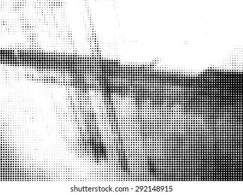 Halftone Dots Pattern .grunge Vector Texture .