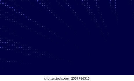 Halftone Dots pattern. motion speed line Halftone on Dark Background Minimalist Retro comic gradient grunge texture background. Vector