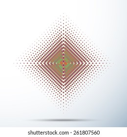 halftone dots pattern vector illustration with colorful... 