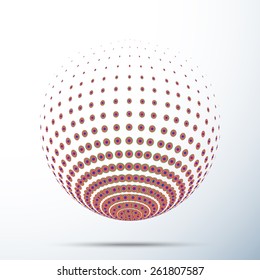 halftone dots pattern vector illustration with colorful... 