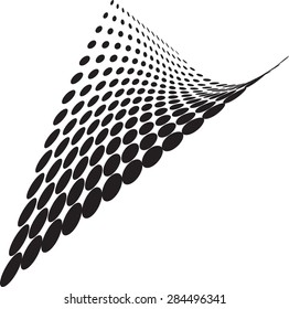 halftone dots pattern, vector illustration.