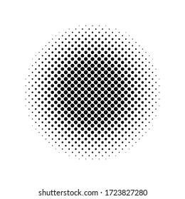 Halftone dots pattern white  background. vector illustration