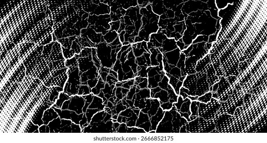 Halftone dots pattern white and black gradient grunge texture background. Pop art comic style vector illustration dots	
