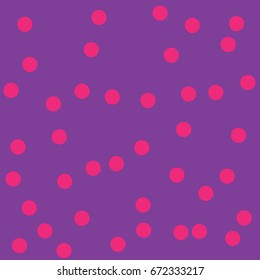 Halftone dots. Pink dots on purple background.
