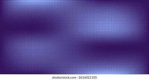 Halftone dots purple gradient texture pattern with digital technology background. Pop art comic dots with bright season background