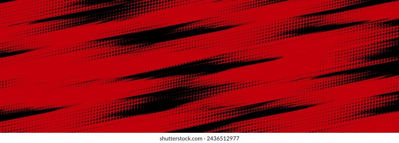 Halftone dots red and blue color pattern gradient grunge texture background. Dot pop art comic sport style vector illustration. grunge vector dots